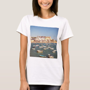Camiseta Praia de Caleta em Cadiz, a Andaluzia, espanha