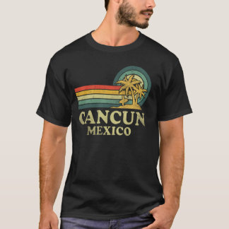Camiseta Praia de Cancun México Férias em Família Palma Vin