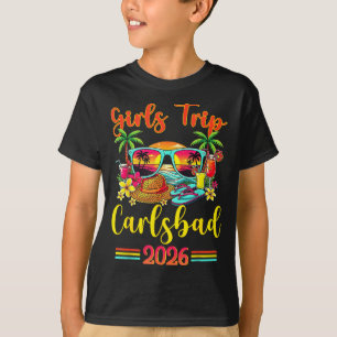 Camiseta Praia de Carlsbad CA Vibrações de Verão Pôr do Sol