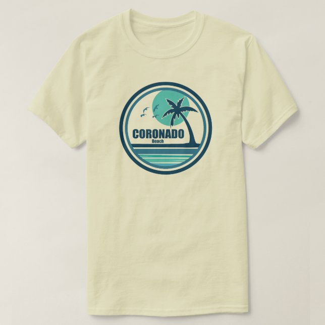 Camiseta Praia de Coronado Calif (Frente do Design)