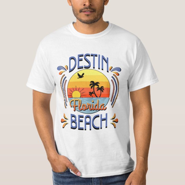 Camiseta Praia de Destin, Flórida (Frente)