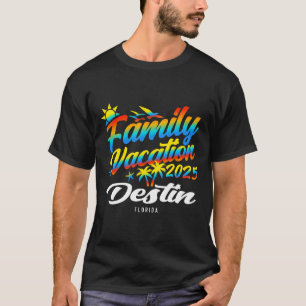 Camiseta Praia de Destin Flórida Férias de Verão Combinando