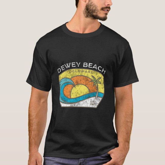 Camiseta Praia de Dewey (Frente)
