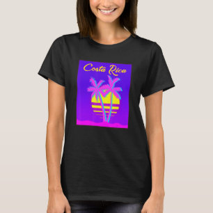 Camiseta Praia de Férias de Verão Viagem da Costa Rica