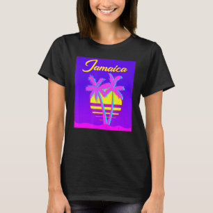 Camiseta Praia de Férias Viagem de Verão da Jamaica