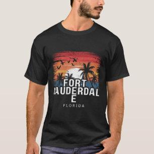 Camiseta Praia de Fort Lauderdale Flórida Surfando Surfista