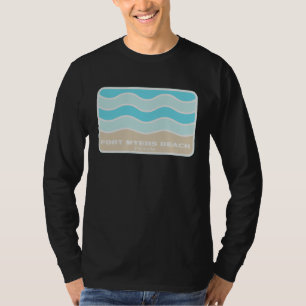 Camiseta Praia de Fort Myers Flórida Retro FL Ondas Praia S