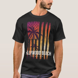 Camiseta Praia de Hollywood EUA Flórida