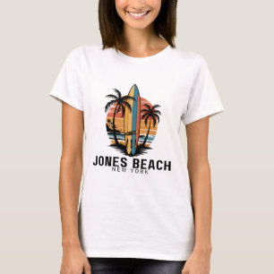 Camiseta Praia de Jones Nova York Surfe Surfista _1