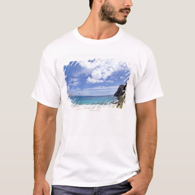Camiseta Praia de Makapuu em Oahu, Havaí (Frente)