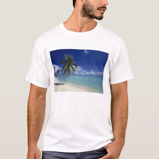 Camiseta Praia de Matira na ilha de Bora Bora, (Frente)