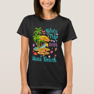 Camiseta Praia de Maui Havaí Férias de Verão Viagem de Meni
