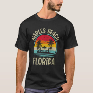 Camiseta Praia de Nápoles Flórida Família de Palmeiras Féri