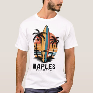 Camiseta Praia de Nápoles Flórida Surfe Surfista _1