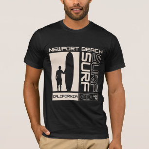 Camiseta Praia de Newport Beach Califórnia EUA Surfe