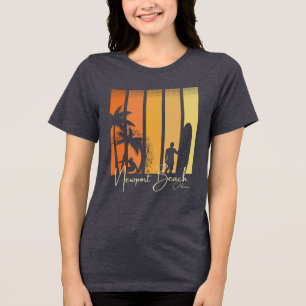 Camiseta Praia de Newport Beach Califórnia Surfe
