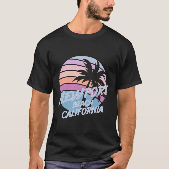 Camiseta Praia de Newport Califórnia (Frente)