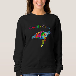 Camiseta Praia de Punta Cana República Dominicana Tartaruga
