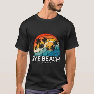Camiseta Praia de Rye New Hampshire Palmeira Tropical
