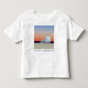 Camiseta Praia de Santa Mônica Los Angeles, Califórnia