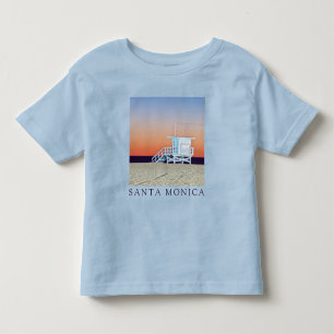 Camiseta Praia de Santa Mônica Los Angeles, Califórnia