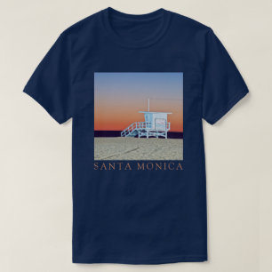 Camiseta Praia de Santa Mônica   Los Angeles, Califórnia