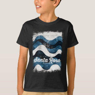 Camiseta Praia de Santa Rosa Fl Flórida Surf Vintage Oceano