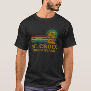 Camiseta Praia de St. Croix Ilhas Virgens Férias de Verão e
