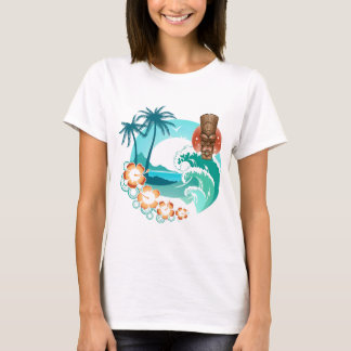 Camiseta Praia de Tiki