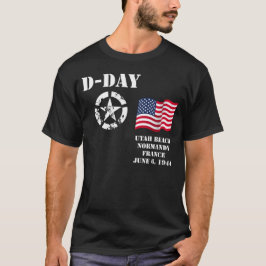 Camiseta Praia de Utá, Normandy, France, o 6 de junho de