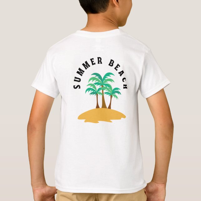 Camiseta Praia de Verão (Verso)