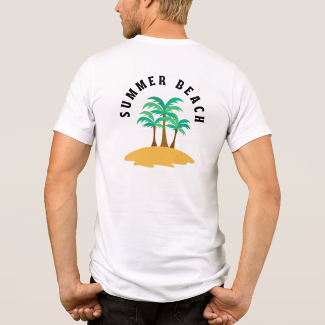 Camiseta Praia de Verão (Verso)