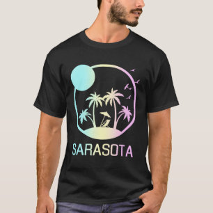 Camiseta Praia de Viagem de Vacinação Sarasota Flórida