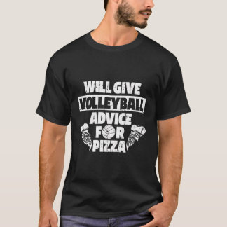 Camiseta Praia de Voleibol - Pizza de Voleibol de Vball