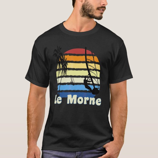 Camiseta Praia de Windsurf Le Morne Maurício (Frente)
