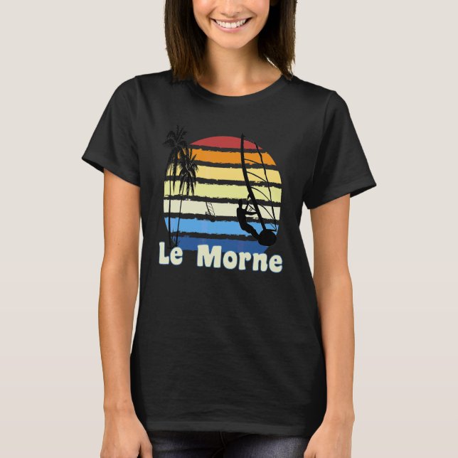 Camiseta Praia de Windsurf Le Morne Maurício (Frente)