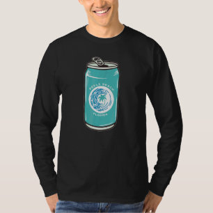 Camiseta Praia Dekle Flórida Fl Lata De Cerveja E Lata De R