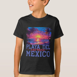 Camiseta Praia Del Carmen México Verão Tropical