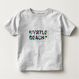 Camiseta Praia Diversão Myrtle, SC Summer Graphic Cute