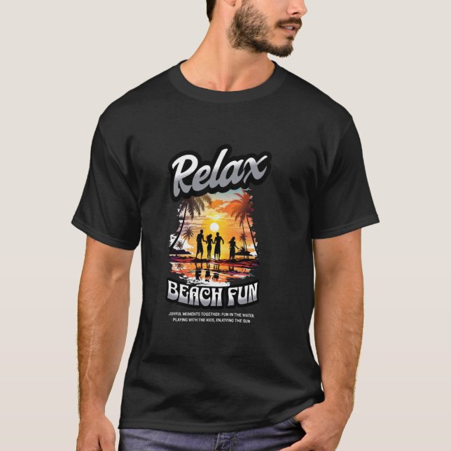 Camiseta Praia Divertida Relax (Frente)