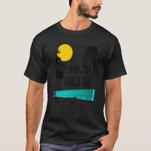Camiseta Praia Dizendo Férias No Mar Que Vive Na Praia