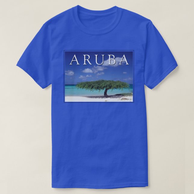 Camiseta Praia do Águia | Caribe, Aruba (Frente do Design)