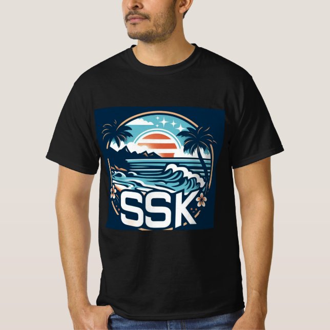 Camiseta Praia do Coconut da SSK (Frente)