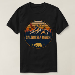 Camiseta Praia do Mar de Salton, Califórnia