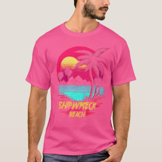 Camiseta Praia do Navio Retrowave Beach