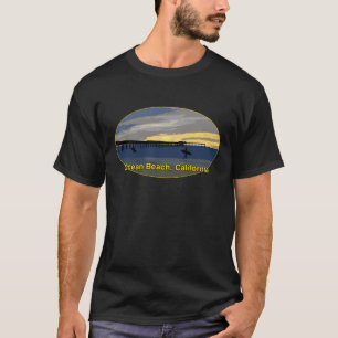 Camiseta Praia do oceano, Califórnia