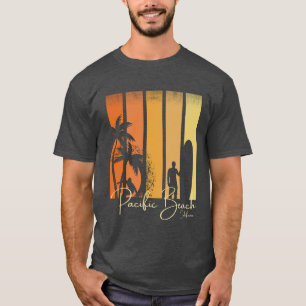 Camiseta Praia do Pacífico Califórnia Surf