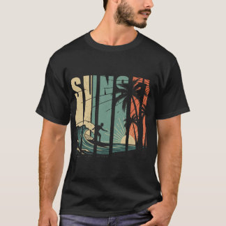 Camiseta Praia do pôr do sol
