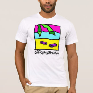 Camiseta Praia do silicone