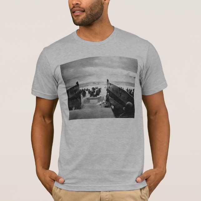 Camiseta Praia do USMC Normandy (Frente)